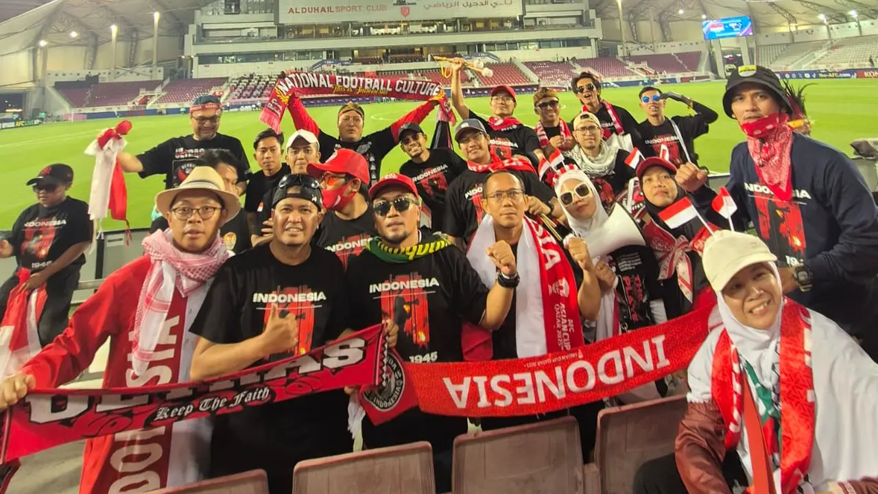 WNI di Qatar Saksikan Match Timnas Indonesia