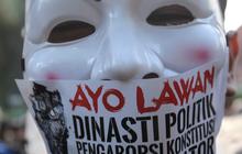 FOTO: Aliansi Mahasiswa Provinsi Banten Gelar Aksi Mimbar Rakyat untuk Selamatkan Demokrasi  dari Politik Dinasti