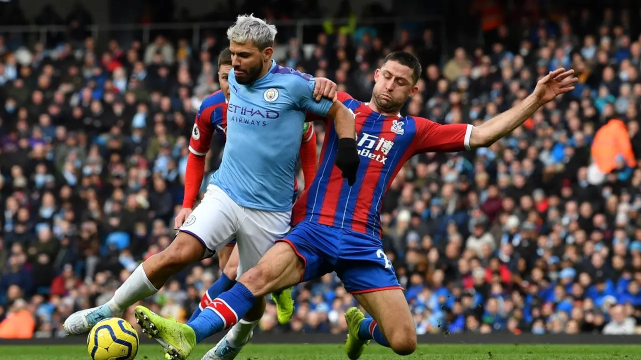 Penyerang Manchester City, Sergio Aguero.
