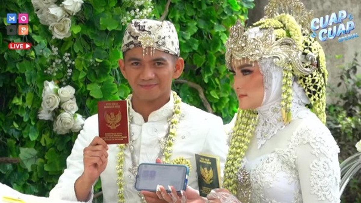 12 Momen Akad Nikah Ridho DA dan Syifa, Mas Kawin Emas 57 Gram dan Uang ...