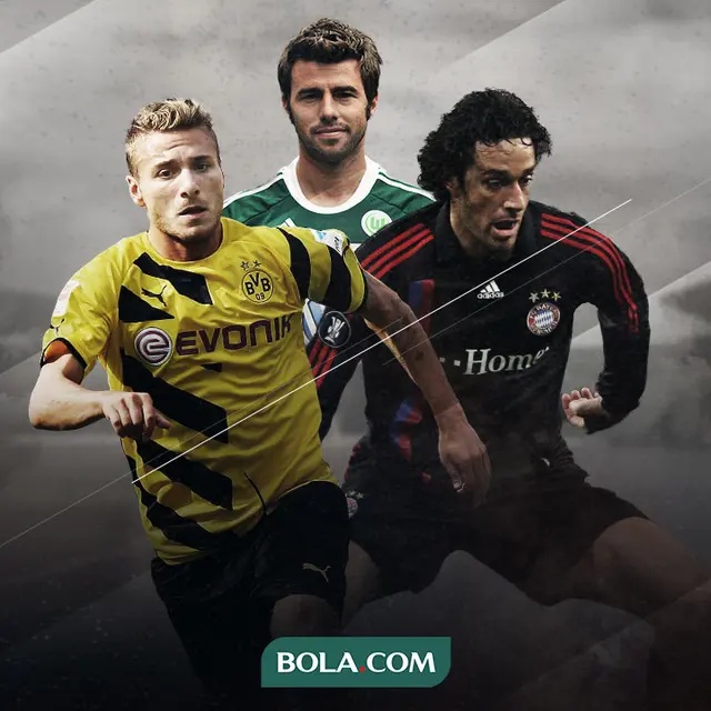 Andrea Barzagli, Luca Toni dan Ciro Immobile
