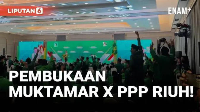 VIDEO: Keriuhan Warnai Pembukaan Muktamar X PPP