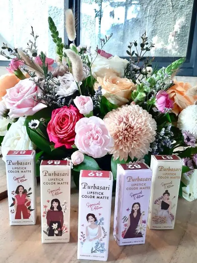 Purbasari Lipstick Color Matte Special Edition x Kelly's.Co