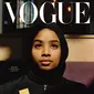 Anisa Omar, muslimah karyawan supermarket yang jadi cover majalah Vogue (Dok.Instagram/@anxsaaaa/https://www.instagram.com/p/CA6K9VbnC83/Komarudin)