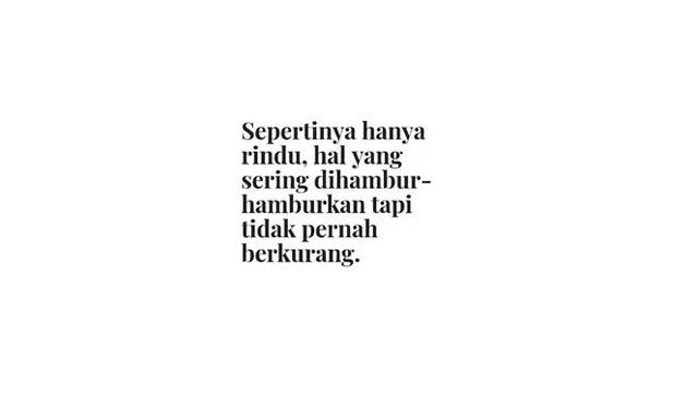 Kata-kata Bude Sumiyati Bertema Rindu ini Bikin Senyum Senyum