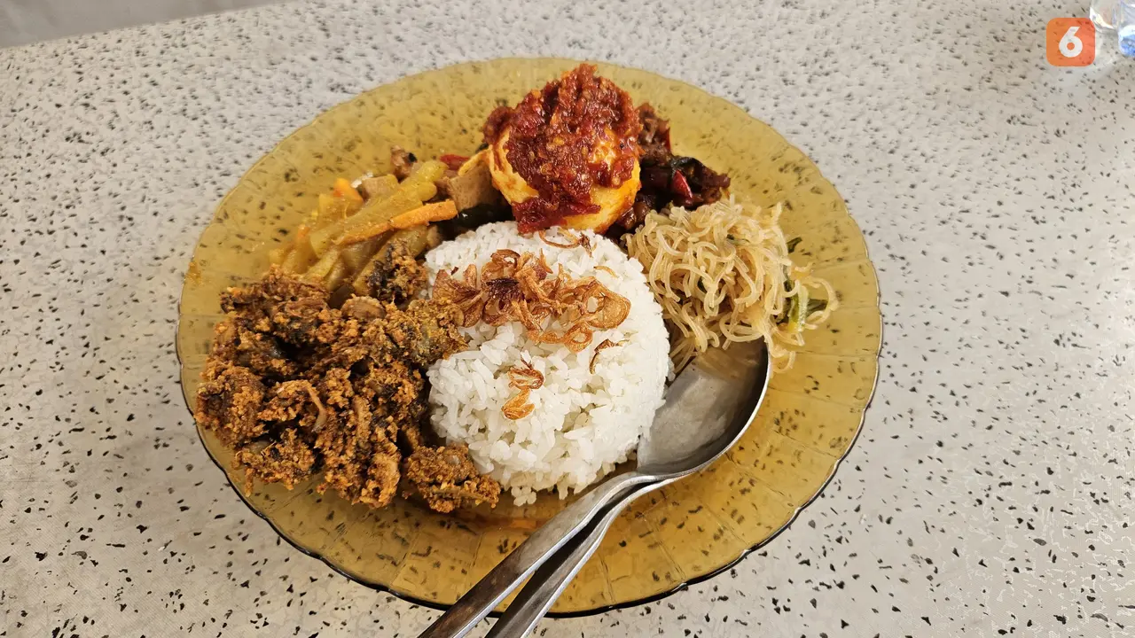Nasi Uduk Medan (Foto: Aditya Eka Prawira/Liputan6.com)