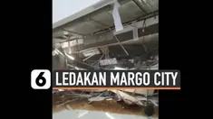 Ledakan besar terjadi di Mal Margo City kota Depok Jawa Barat Hari Sabtu (21/8) sore. Bangunan restoran di lantai satu rusak berantakan, sedikitnya 4 orang terluka akibat ledakan ini.