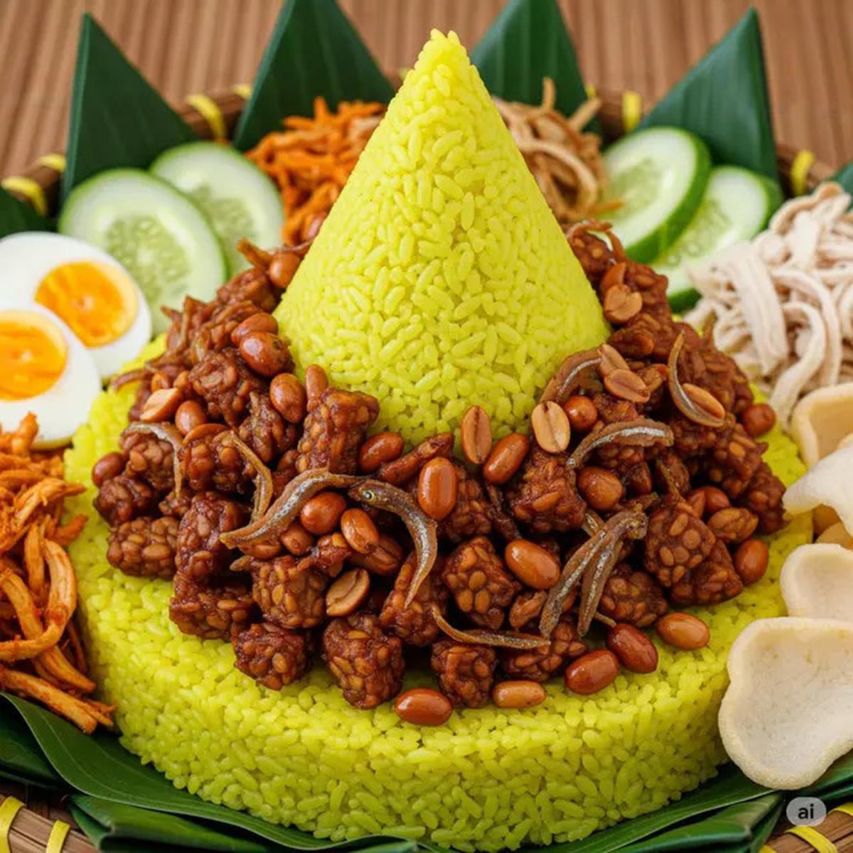 Resep Bikin Tumpeng dan Apa Saja Topingnya, Ini Daftarnya