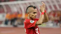 Gelandang Persija Jakarta, Riko Simanjuntak, saat melawan Shan United pada laga Piala AFC 2019 di SUGBK, Jakarta, Rabu (15/5). Persija menang 6-1  atas Shan United. (Bola.com/M Iqbal Ichsan)