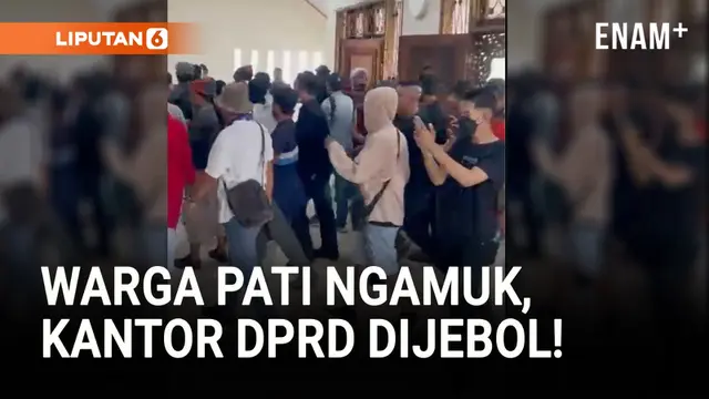 VIDEO: Kantor DPRD Pati Dijebol Amukan Massa, Aparat Kewalahan!