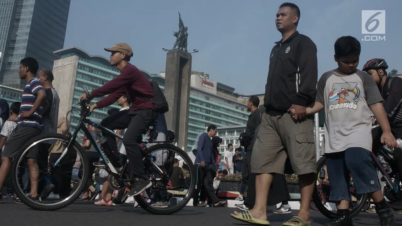 Usai Libur Lebaran, CFD Kembali Dipadati Warga