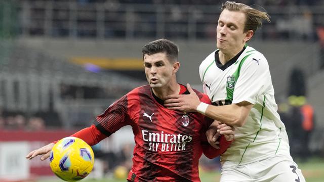 Foto: Gol Tunggal Christian Pulisic ke Gawang Sassuolo Bawa AC Milan Kukuhkan Posisi di Peringkat Tiga pada Akhir Tahun 2023