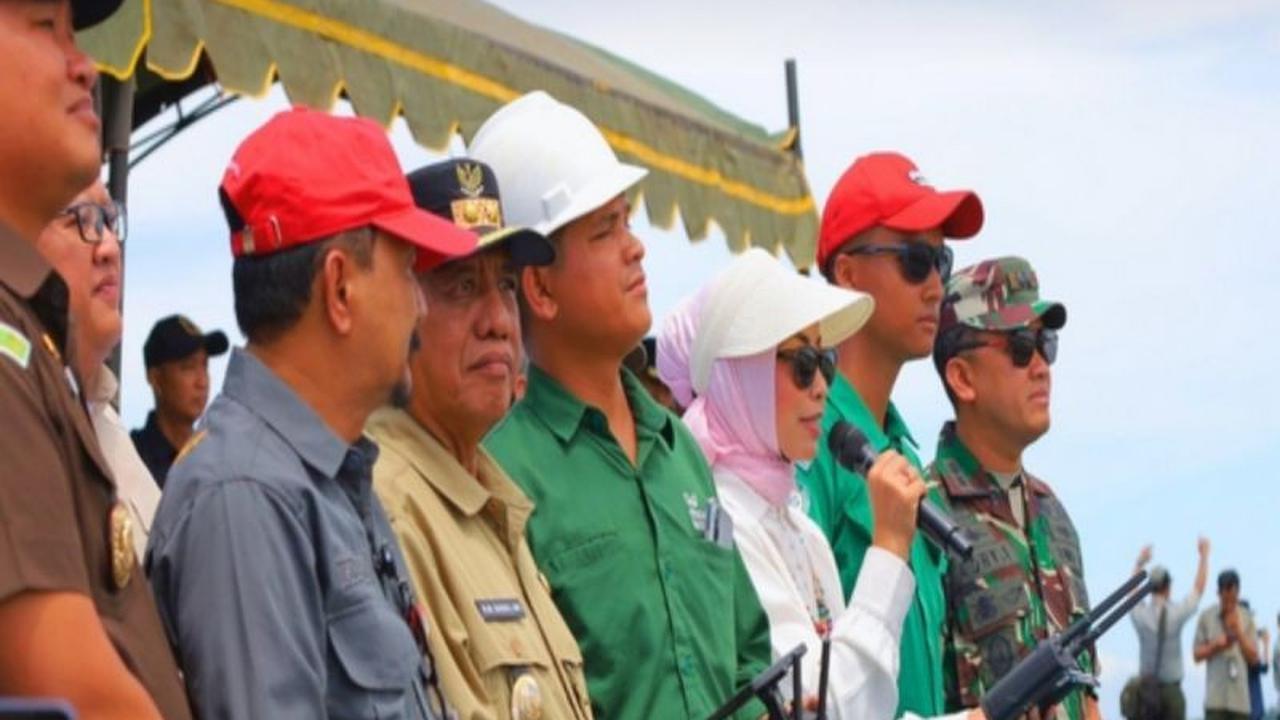 Tanam Serempak 10 Ribu Hektare di Tanah Laut, Perkuat Ketahanan Pangan Nasional