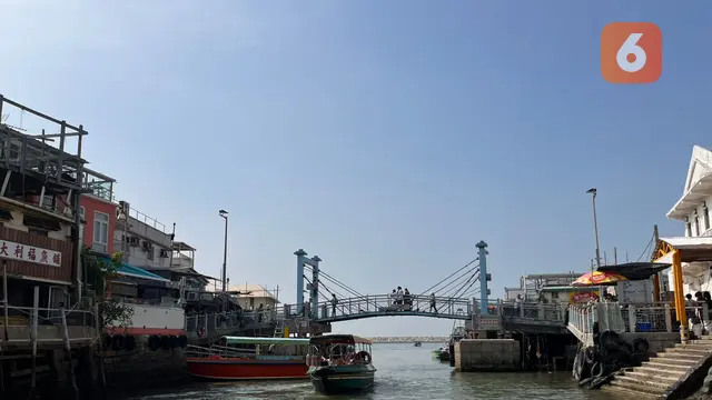 Jembatan Sun Ki di Tai O Fishing Village, desa nelayan di Hong Kong merupakan salah satu destinasi wisata budaya. (Dok: Liputan6.com)dyah