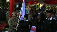 Parade juang 2019 di Surabaya, Jawa Timur (Foto: Liputan6.com/Dian Kurniawan)