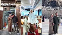6 Potret Atiqah Hasiholan Tampil Berhijab, Jalani Umrah Bersama Rio Dewanto