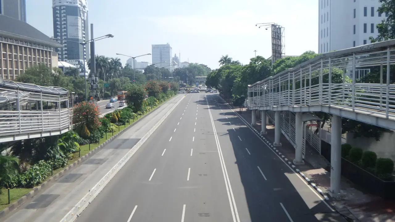 Jalan Thamrin Sepi