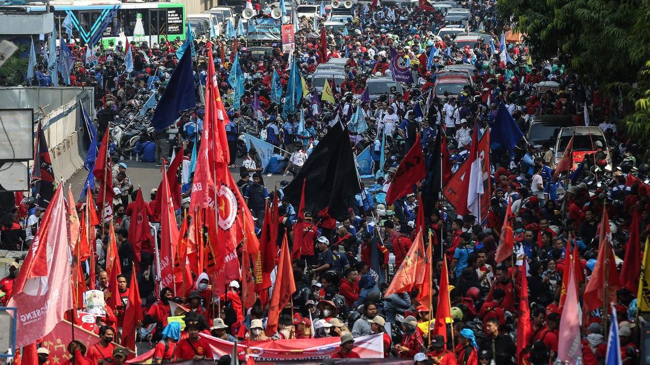 1.416 Personel Gabungan Amankan Demo Tolak Tapera di Depan Istana Negara
