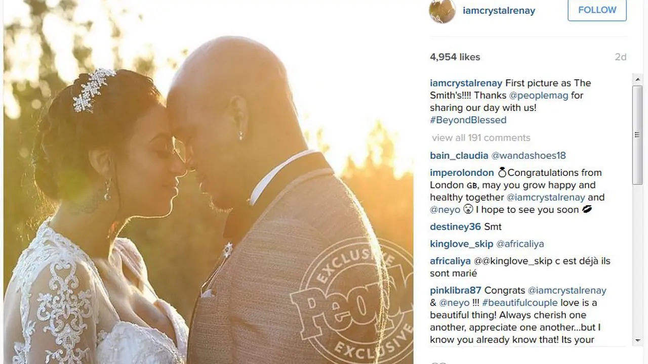 Ne-Yo dan Crystal Renay