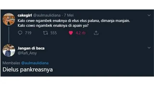 5 Jawaban Kocak Netizen Saat Ditanya Cara Mengatasi Cowok Ngambek