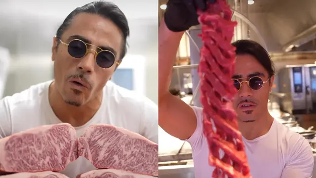 Salt Bae saat beraksi di dapur