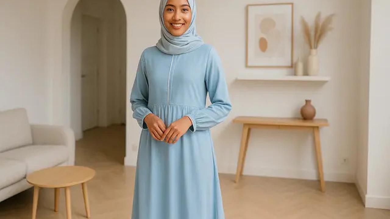 7 Inspirasi Gamis Warna Pastel untuk Kulit Sawo Matang, Tampil Cerah Alami dan Makin Pede