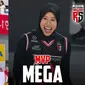 Momen lagu Rungkad dari Happy Asmara yang diputar saat Megawati cetak poin di Liga Voli Korea (Sumber: TikTok/mysea01)