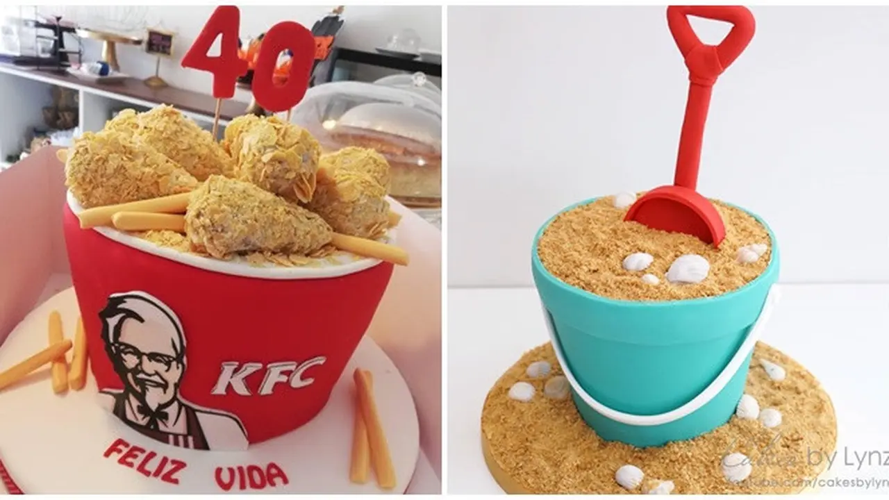 6 Potret Kue Ulang Tahun Unik Ini Menipu Mata, Detailnya Bak Sungguhan