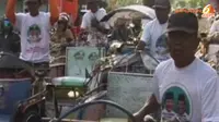 [VIDEO] Kampanye Cagub Jatim, Blusukan Hingga ke Makam Soekarno