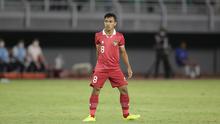 Pemain Timnas Indonesia U-20,&nbsp;Arkhan Fikri&nbsp;saat pertandingan Grup F Kualifikasi Piala Asia U-20 2023 melawan Timnas Timor Leste U-20 di Stadion Gelora Bung Tomo, Surabaya, Rabu (14/9/2022). (Bola.com/Ikhwan Yanuar)