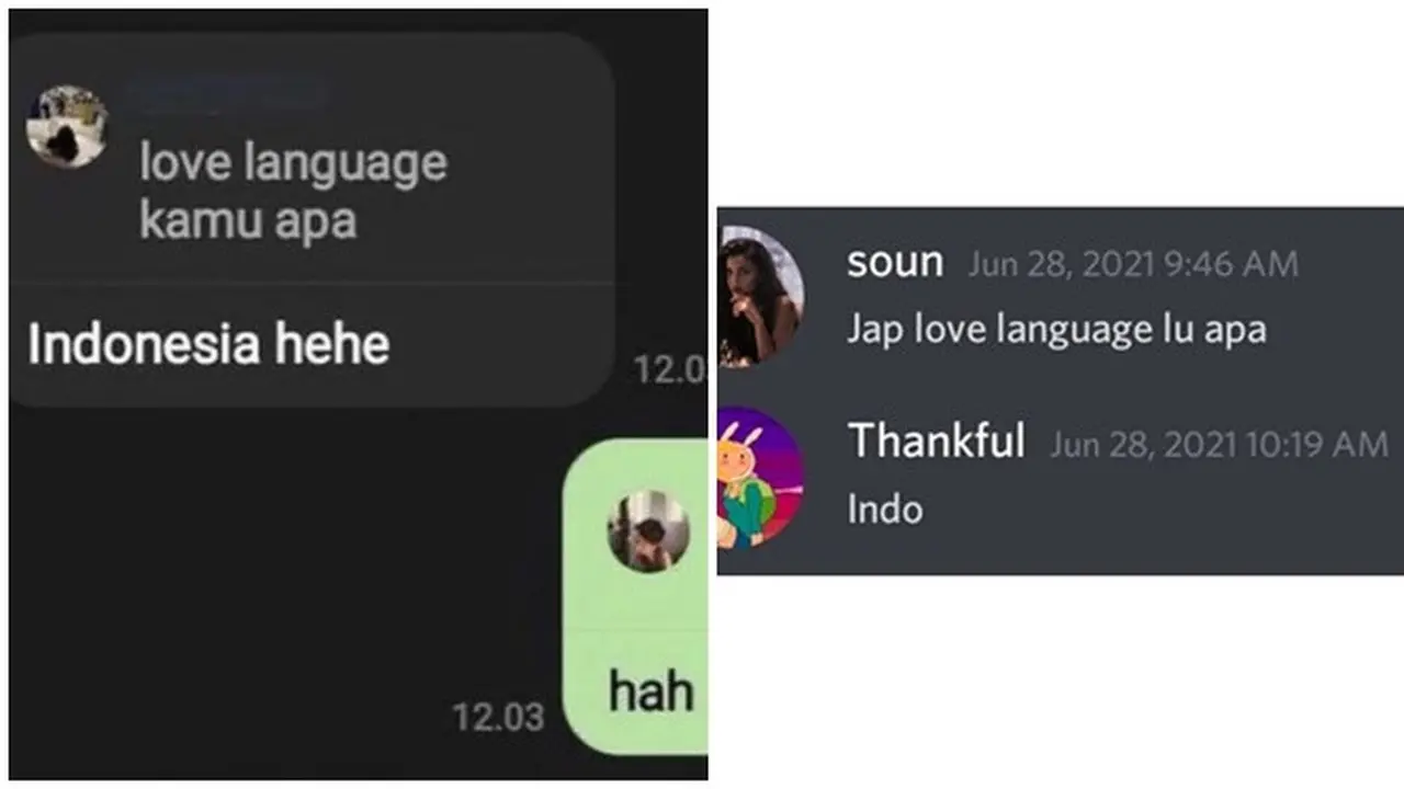 6 Balasan Chat saat Ditanya Bahasa Cinta Ini Kocak, Bikin Senyum Tipis