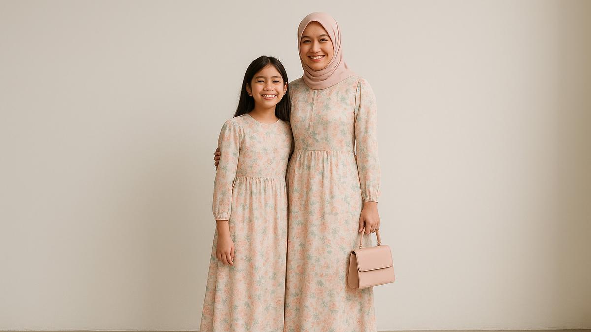 7 Model Gamis Kondangan Ibu Anak 1, Pilhan Tampil Anggun Tanpa Ribet