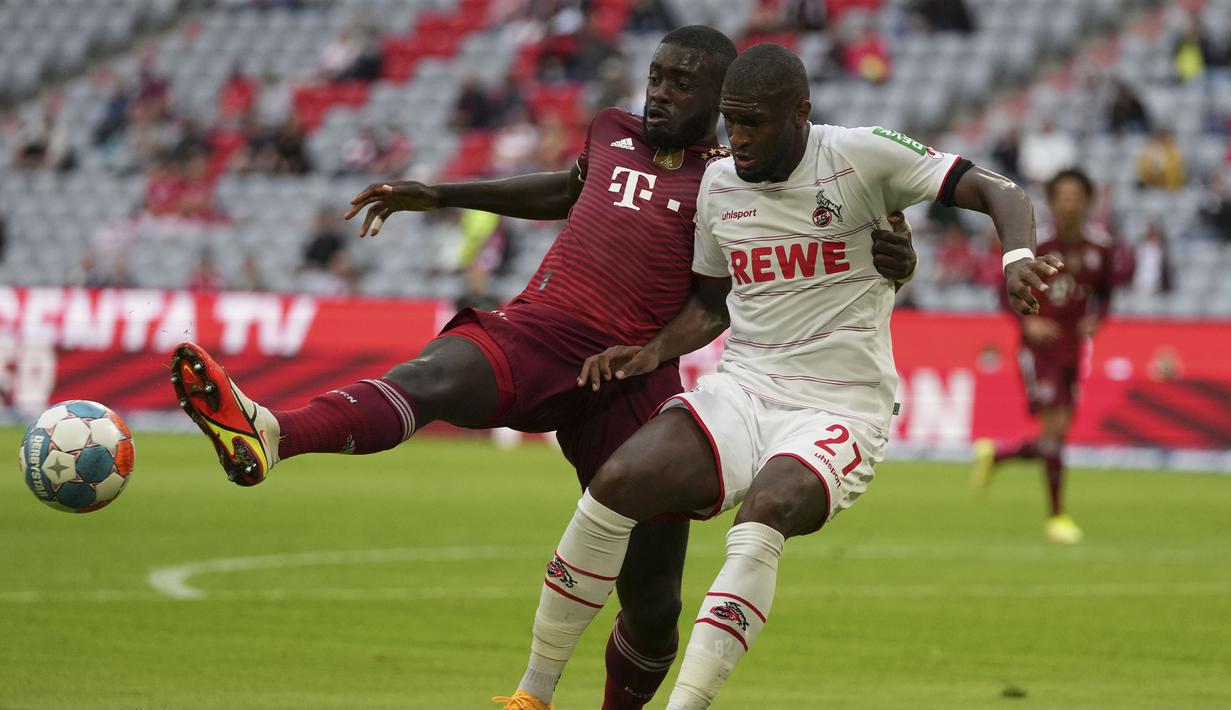 Dayot Upamecano. Bek tengah berusia 22 tahun ini didatangkan Bayern Munchen dari RB Leipzig senilai 42,5 juta euro. Ia selalu diturunkan pelatih Julian Nagelsmann di tiga laga awal Liga Jerman musim ini. (Foto: AP/Matthias Schrader)
