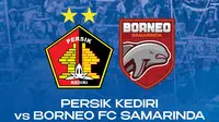 Persik Kediri vs Borneo FC Samarinda pada pekan keempat BRI LIga 1 2022/2023 di Stadion Brawijaya, Kediri, Jumat (12/8). (foto: Twitter&nbsp;Liga1Match)