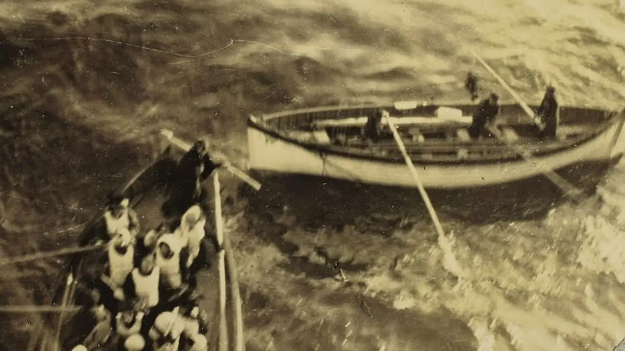 Foto penyelamatan penyintas Titanic (0)