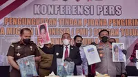 Konferensi pers dilaksanakan di Mapolda Sumut, Jalan Sisingamangaraja, Kota Medan (Istimewa)