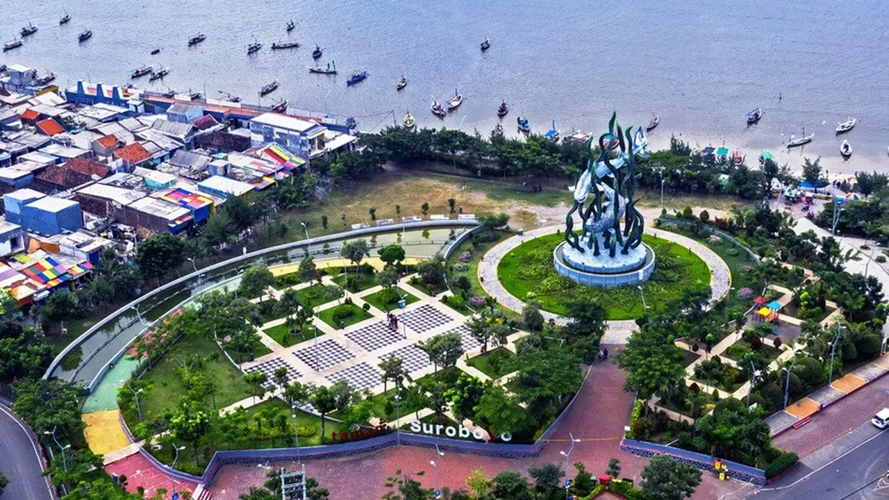 Kota Surabaya tampak dari atas. (Istimewa/surabaya.go.id)