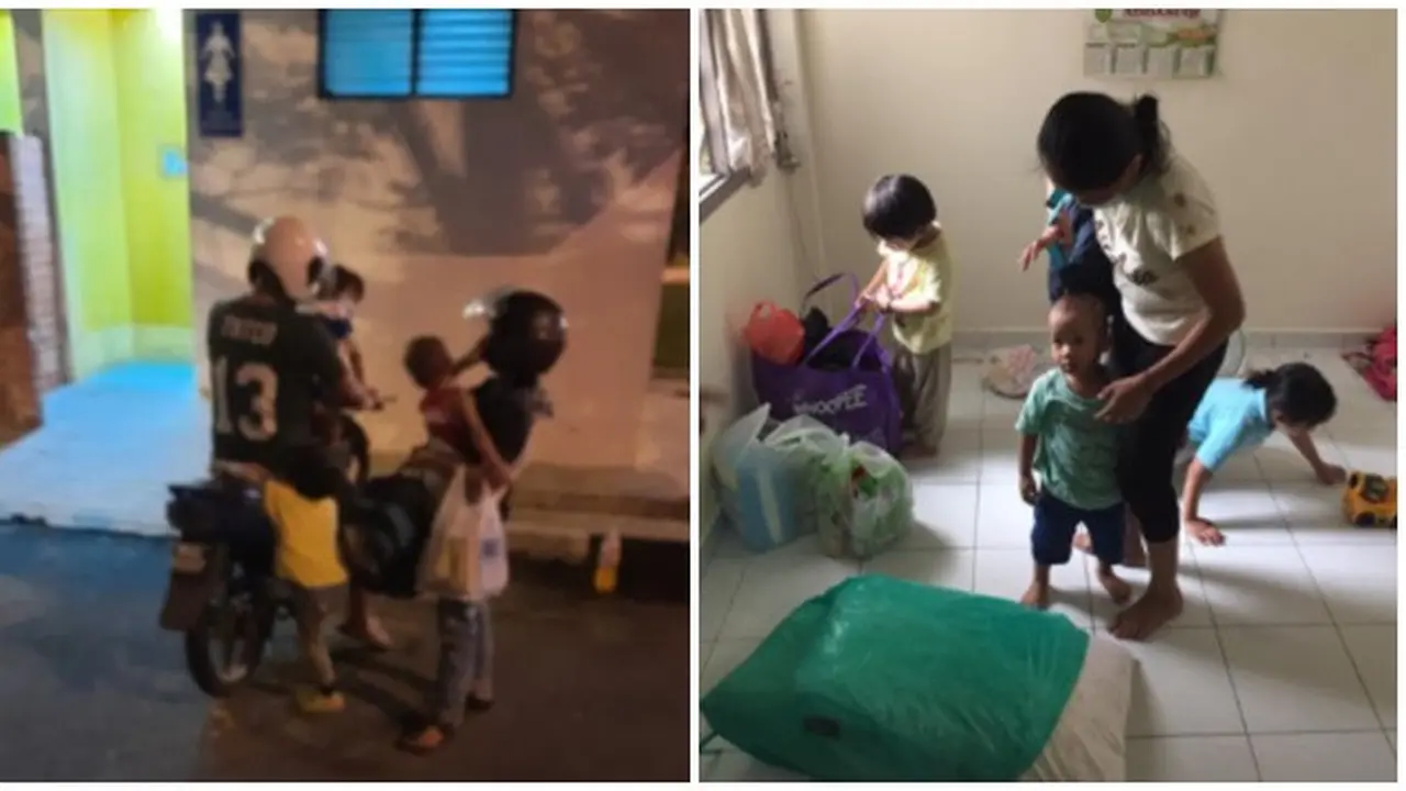 Diusir dari Kontrakan, Kisah Keluarga Tinggal di Toilet Umum Rest Area Ini Bikin Haru