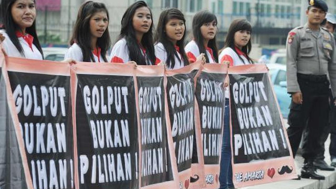 Demo tolak Golput pada Pilkada DKI