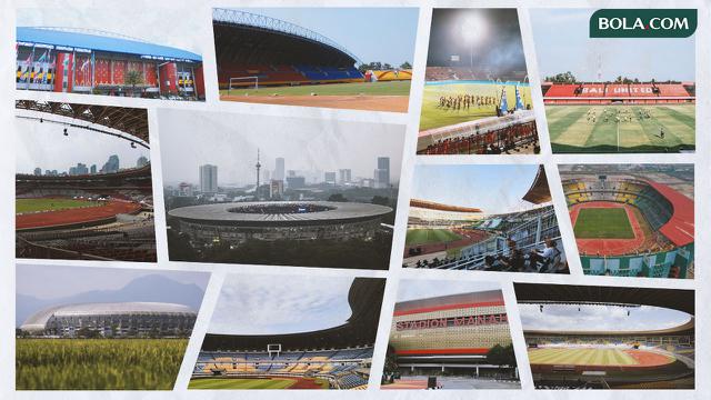 Kolase - Stadion GBK, Jakabaring, GBLA, Manahan, GBT, I Wayan Dipta