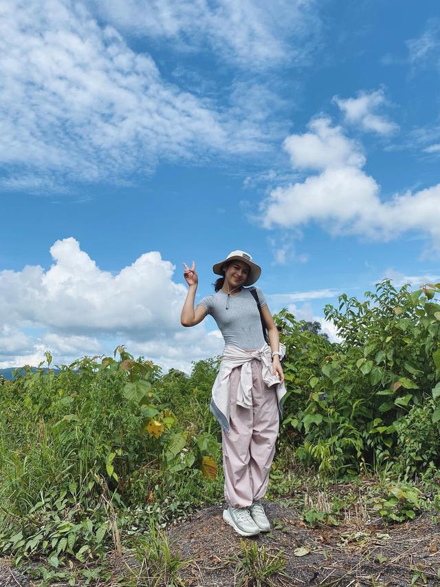 7 Potret Petualangan Maudy Ayunda di Sintang, Seru Panen Singkong