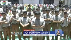 Prihatin dengan tragedi jatuhnya pesawat Lion Air JT 610 di perairan Karawang, sejumlah siswa di berbagai daerah gelar salat gaib dan doa bersama.
