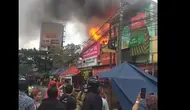 Kebakaran Pasar Simpang Dago, Kota Bandung, pada Jumat sore, 26 Juli 2024, sekira pukul 15.30 WIB. (Istimewa)