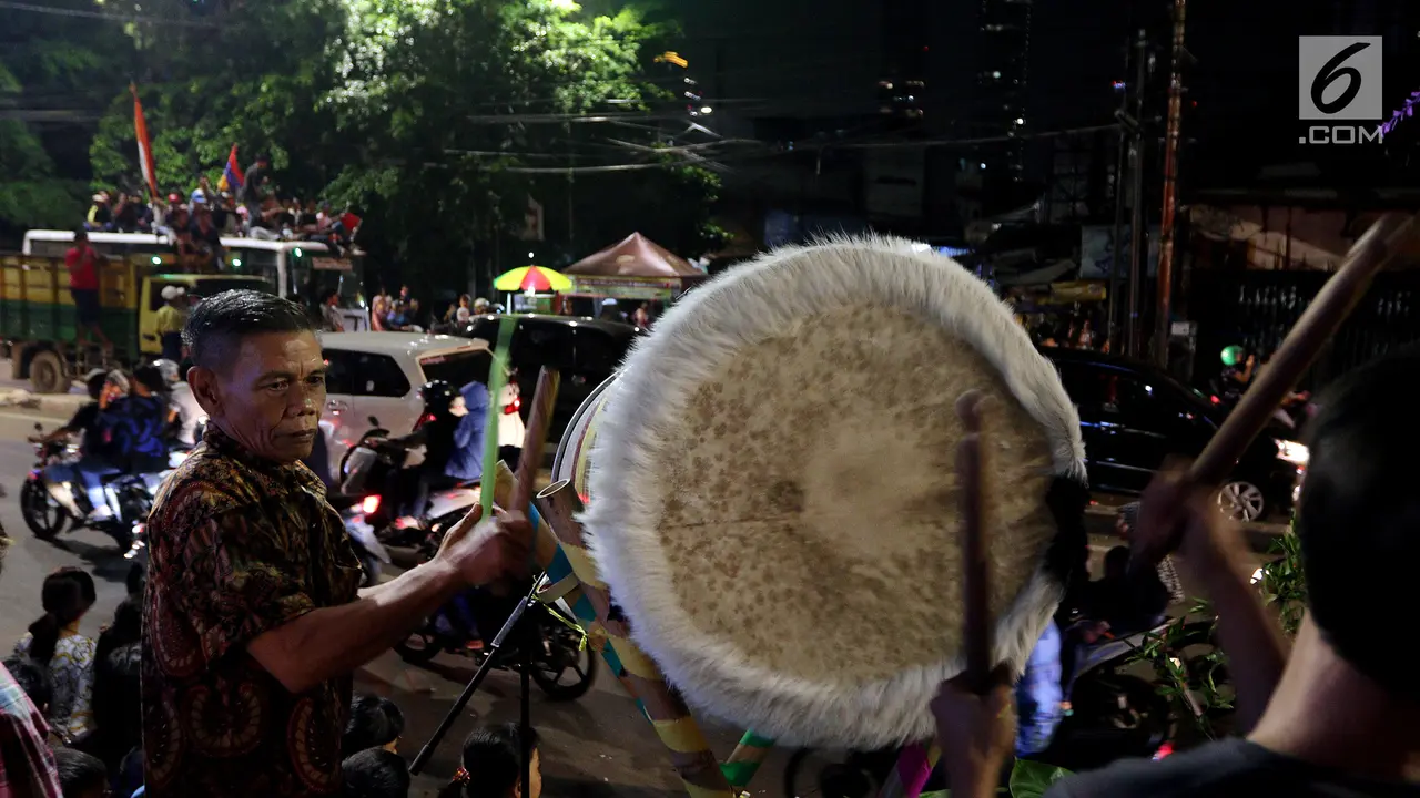 Kemeriahan Malam Takbiran di Tanah Abang