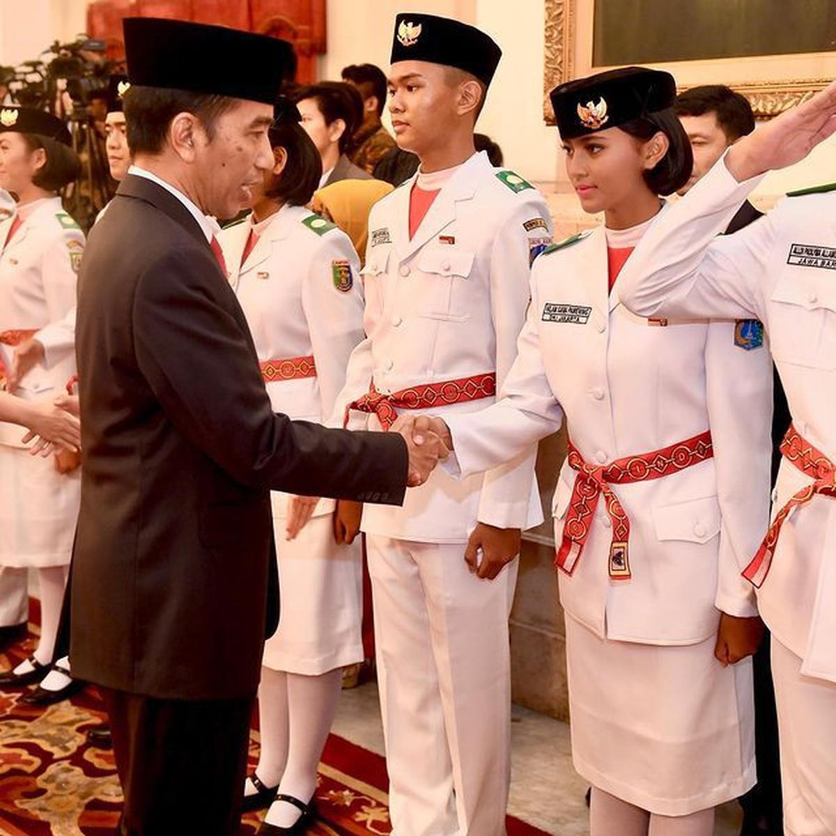 Potret Terbaru Nilam Sukma, Paskibraka Nasional yang Bertugas Sebagai Pembawa Baki di Upacara HUT RI ke-71