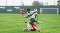 Timnas Indonesia U-18 mengalahkan Mamakota FC Gambia dengan skor 2-1 pada laga uji coba yang digelar di Limak Football Complex, Antalya, Sabtu (27/11/2021). (dok. PSSI)