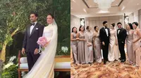7 Potret Resepsi Pernikahan Pevita Pearce dan Mirzan di Malaysia, Mewah