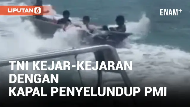 Petugas TNI AL Kejar-kejaran dengan Tekong Penyelundup PMI dari Malaysia di Karimun
