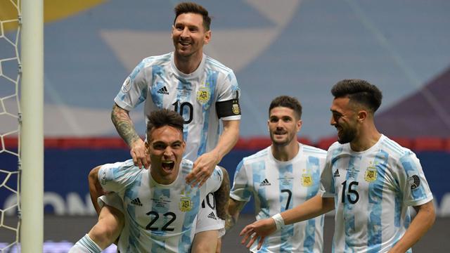 Foto Copa America: Argentina tantang Brasil di Final Copa America 2021 setelah Kalahkan Kolombia Lewat Babak Adu Pinalti