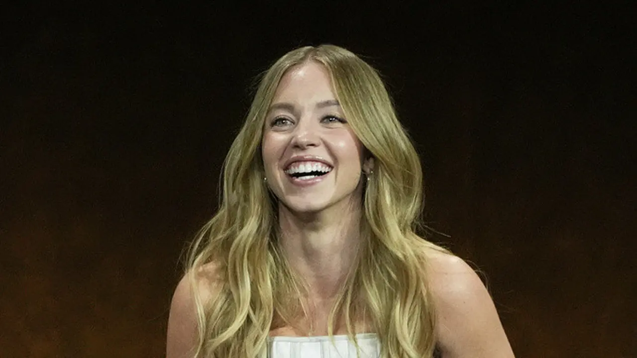 Sydney Sweeney di CinemaCon, April 1, 2025. (AP Photo/Chris Pizzello)